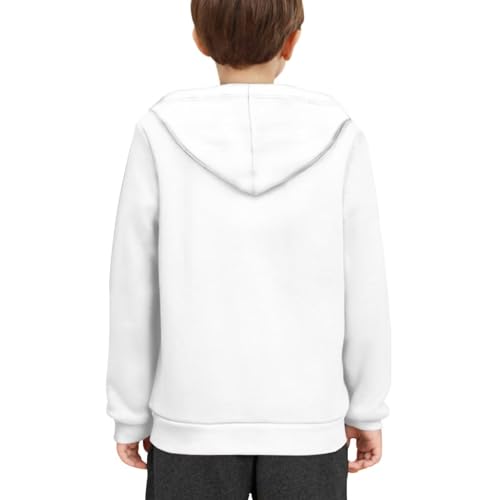 Image of WELLFLYHOM Boys Hooded Sweatshirts Hoodie Pullover Cool Graphic Crewneck Blouses Size 6-16