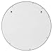 Kiera Grace Groove 20-Inch Round Mirror, Black