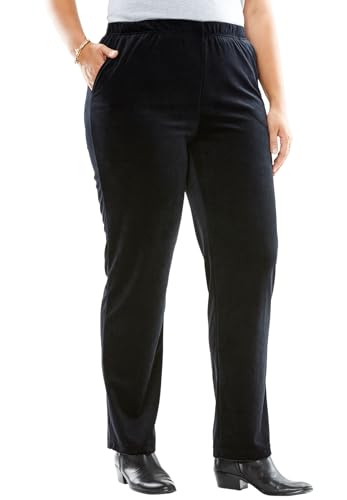 Woman Within Plus Size Velour Pant