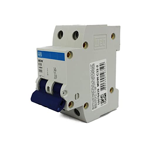 Mini Disjuntor Bipolar 32A MDW-C32-2 WEG