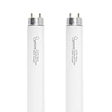 Wesome Lighting 18 Inch F15T8/DL Fluorescent Light Bulbs, 6500K Daylight, T8 15 Watts Replacement Bulbs, Fluorescent Tube for Counter and Cabinet Fixtur, G13 Base - 2 Pack