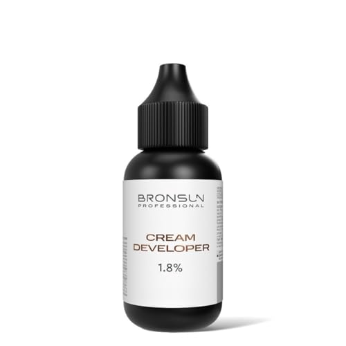 Leche Oxidante 1,8% BRONSUN 30 ml | Para Tinte de Cejas y Pestañas | Fórmula Cremosa | Color Natural y Suave | Hasta 80 Aplicaciones | Larga Duración