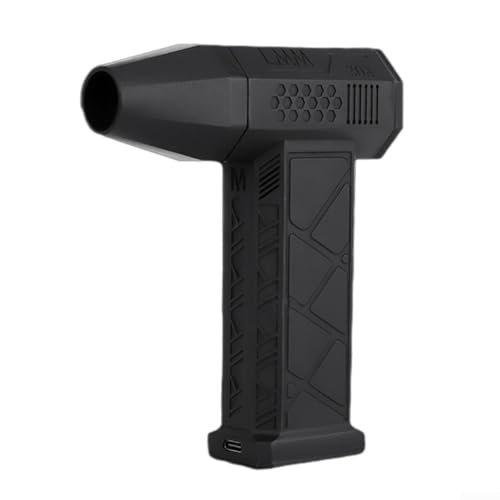 Honseadek Potente ventilador turbo con motor de 13.000 rpm, ventilador táctico portátil turbo con LED integrados que alcanzan una impresionante velocidad de aire de 130.000 RPM en cualquier lugar que