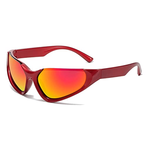 Cat Eye Half Frame Sunglasses for Men Outdoor Sports Cycling Sunglasses Women Colorful Vintage Eyewear