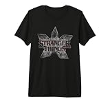 Stranger Things Demogorgon Flower Logo Camiseta Premium