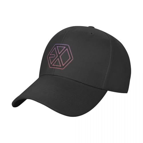 Photo de EIILHUED Exo Version Noire Casquette de Baseball Mousse de fête Chapeau Snapback Casquette Gentleman Chapeau Plage pour Hommes Femmes