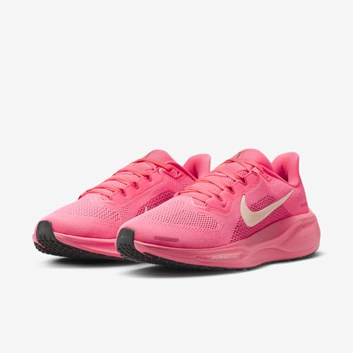 Image of Nike Pegasus 41 Women's Road Running Shoes (FD2723-600, Hot Punch /Aster Pink /Black /Crimson Tint) Size 11.5