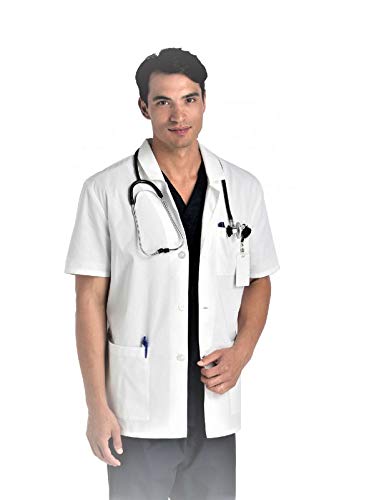 See full amazon price history chart for PrimeSurgicals Premium Unisex Half Sleeves PolyCotton Lab Coat with 3 Pockets - (40 - L, Round Bottom Pocket) PrimeSurgicals Premium Unisex Half Sleeves PolyCotton Lab Coat with 3 Pockets - (40 - L, Round Bottom Pocket) (B084QHVN82) Amazon Price History, Amazon Price Tracker