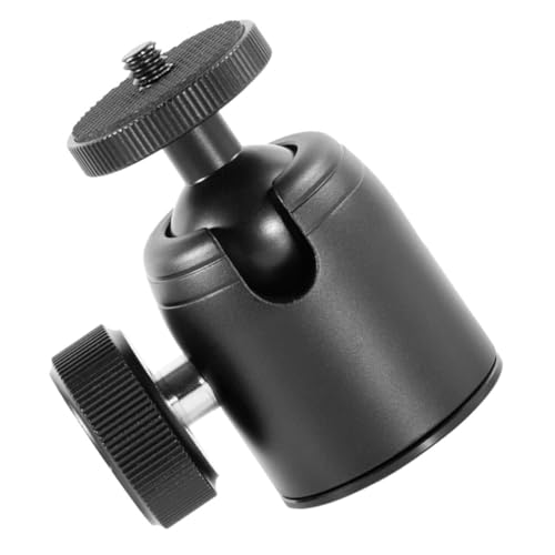 Montura de bola de 360 grados en aleación de aluminio negro para trípode de cámara y proyector