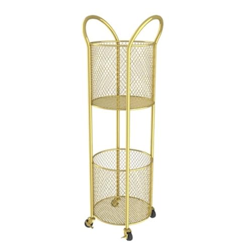 Panier à linge doré chic pour chambre à coucher et tri des vêtements esthétique
