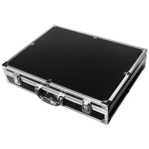 Metal Briefcase Organizer Per Attrezzi Da Viaggio Scatola Porta Utensili Contenitore Di Stoccaggio Sicuro e Portatile Per Strumenti e Oggetti Quotidiani