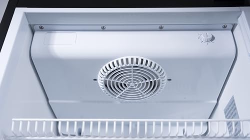 Image of KoolMore 23 in. One Glass Door Commercial Display Merchandiser Refrigerator Cooler in Black, ETL Listed, 10 cu. ft. (KM-MDR-1GD-10C)