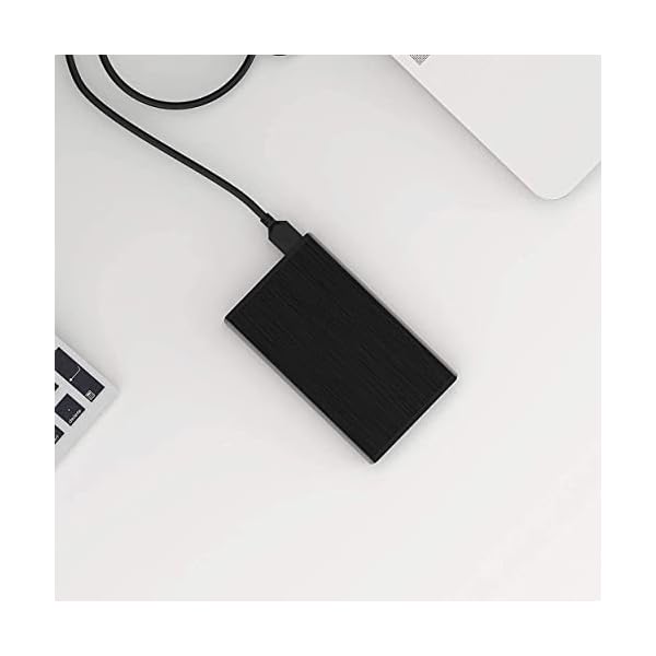 SABRENT SSD HDD 2.5 Zoll Aluminium festplattengehäuse 3.2 gen1 Hard Drive gehäuse, sata auf USB Enclosure, Festplatte extern Adapter case, typ A Kabel (auch mit Typ C auf typ A kompatibel) – Bild 8
