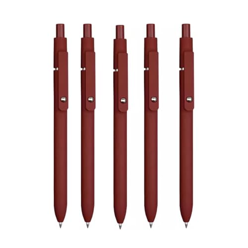 Bolígrafos retráctiles de tinta rápida x5 color negro miniatura 1