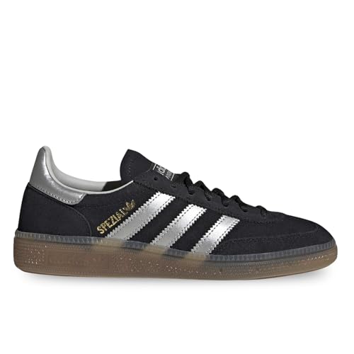 adidas Handball Spezial J KJ3761 Junior - Zapatillas deportivas para niño, color negro y plateado, negro/plateado, 38 EU