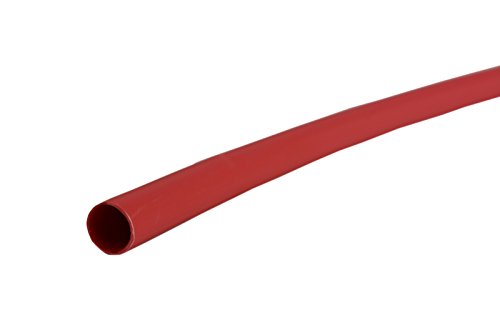 Temco 5/16" Marine Heat Shrink Tube 3:1 Adhesive Glue Lined 4 Ft Red #TOP2