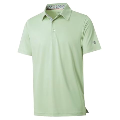 MAELREG-Amazon Mens Polo Shirts Short and Long Sleeve Casual Solid Stylish Dry Fit Performance… — $19.95 (38% off)