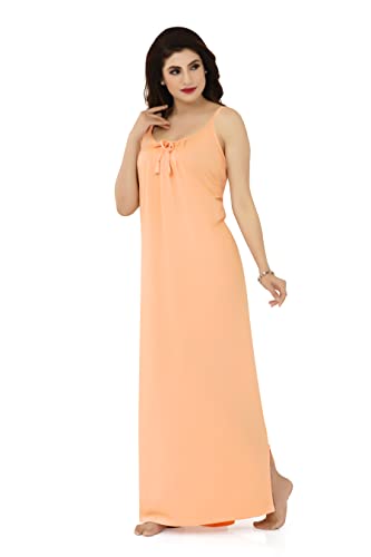 Image of AZO-Free Cotton Hosiery Camisole Nighty - Free Size-2XL