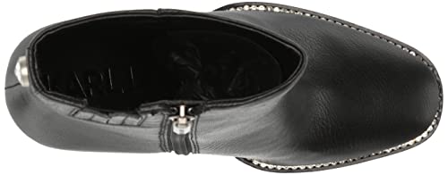 KARL LAGERFELD PARIS womens Peppy Lug-sole Zip-up Fashion Boot 5