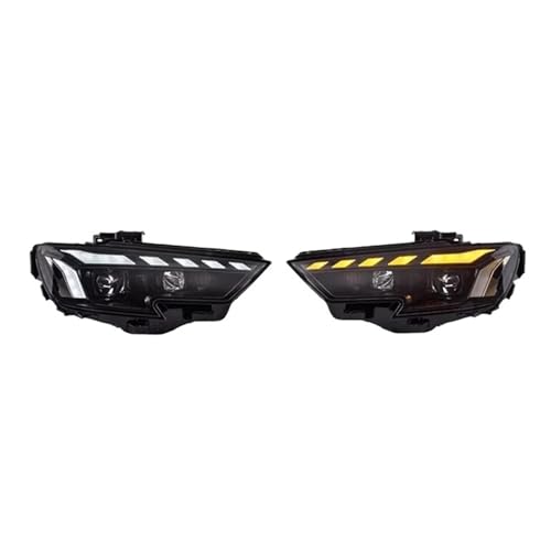 ONETREND Conjunto Faro Delantero Para A3 S3 8V 2017-2020 Sedan Sportback Faros Plug And Play Con LED DRL Giro Dinámico 1 Par De Delanteros(For Xenon)