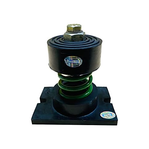 Easyflex Cup Spring Mount Isolator, 220 lbs Capacity, 1" Deflection (Green, Pack of 4) Cover
