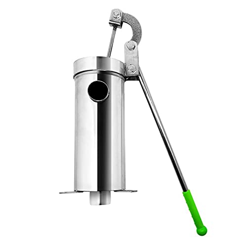 Pompe à eau manuelle pour puits domestique en acier inoxydable renforcé