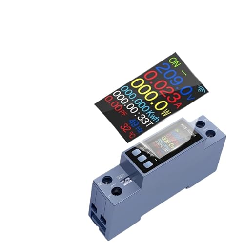 Evita sobrecargas usando el interruptor inteligente wifi KWS-303 con medidor de corriente 40A 3