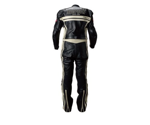 Amazon | [シンプソン] SST-710 2pc Leather Suit Black 3L SST-710
