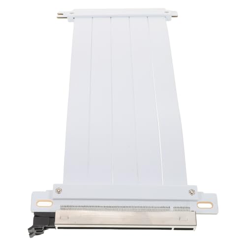 Adaptateur extension PCIe 4.0 16x blanc 20 cm pour installer un GPU verticalement