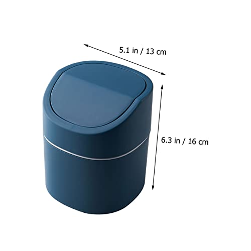 Mini caneca de basura con tapa Mobestech para escritorio miniatura 4