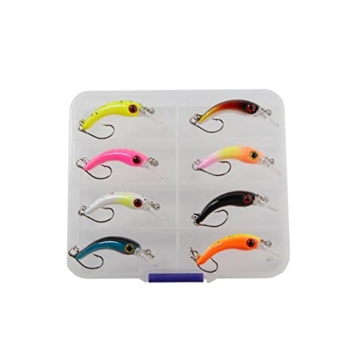 Leurre de pêche wobblers MINGSHAN 1.3g action de nage réaliste truite et brochet