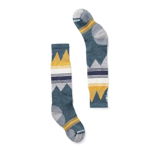 Image of Smartwool Unisex Kids Ski Light Cushion Over the Calf Socks (Toddler /Little Kid /Big Kid) Socks