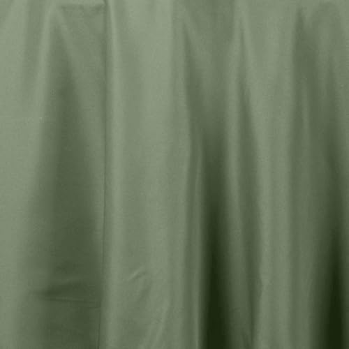 Efavormart 10 Pack Round Tablecloth, 108 Inch Stain & Wrinkle Resistant Washable Table Cloth, Decorative Polyester Fabric Table Cover for Banquet, Wedding, Dining - Willow Green