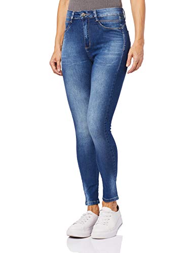 Cigarrete Push Up, Feminino, Sawary Jeans, Indigo, 44