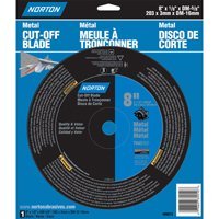 NORTON ABRASIVES/ST GOBAIN 07660789010 Type 1 Cut-Off Wheel, 8