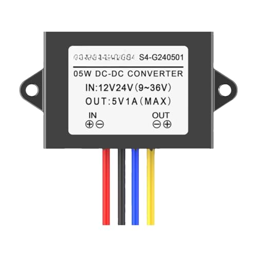 Convertisseur de puissance 9-36V à 5V 1A pour régulation tension voiture