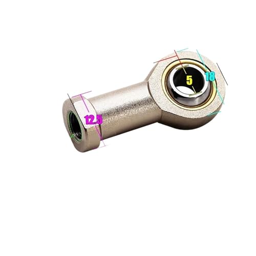 F-M4/M5/M6/M8/M10 Ball Bearing Rod End Joint Bearing Internal Thread Metric Female Cylinder Fisheye Connector(F-M16X150U)