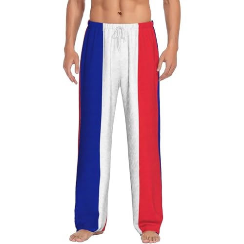 Pantalon pyjama homme polaire chaud et doux avec poches micro