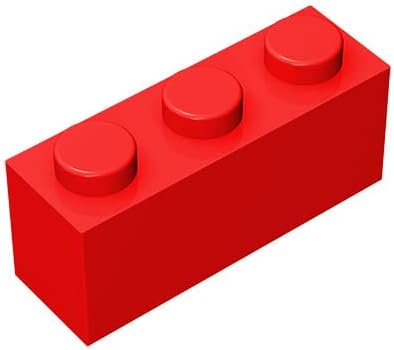 Miniatura 1 de Ladrillo de construcción clásico a granel de 1 x 3, 100 piezas, compatible con piezas y piezas Lego 3622, juego creativo - 100% compatible con todas