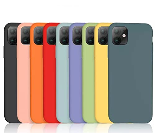 Image of DIZORO Silicone Back Case for iPhone 11 Pro, Soft-Touch Phone Microfiber Silicone Back Cover for iPhone 11 Pro - Navy