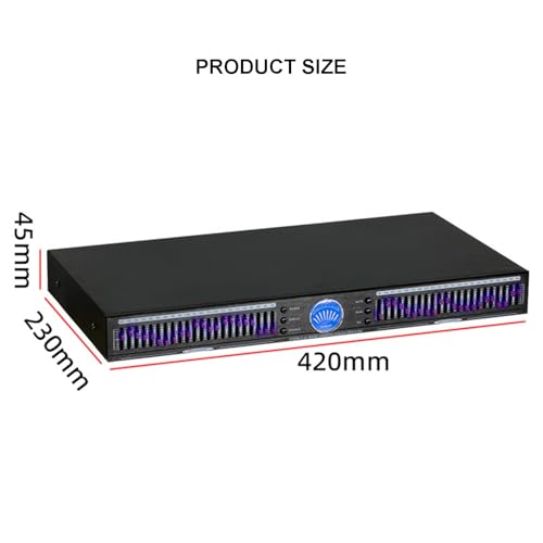 Égaliseur graphique stéréo audio double canal 22 bandes pour studio HiFi - 7
