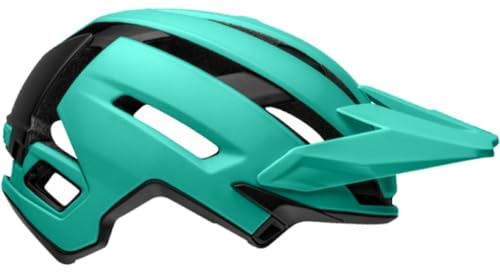 Bell Super Air MIPS - Casco esférico para bicicleta de montaña para adultos, color turquesa mate/negro, grande (58-62 cm)