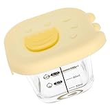 LOLIPPYY de Alimentación para Bebés de Resistente al Capacidad Grande Seguro y Antideslizante para Comida Complementaria Huevos al Vapor y Almacenamiento Congelador Color