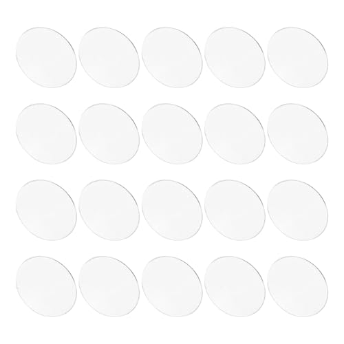 BUGUUYO 20 Piezas Cubierta de Bombilla Transparente para Foco Mr16 Gu10, Lente de Vidrio Curvo Resistente a Altas Temperaturas, 20 Piezas para Iluminación Interior y Exterior de Paisajes