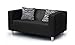 Produktbild Collection AB 2-Sitzer Sofa Cube 85 x 135 x 65 cm, PU, schwarz