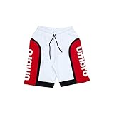  Umbro 20ETPU0621 - Bermuda de sudadera para hombre, color blanco Bianco M