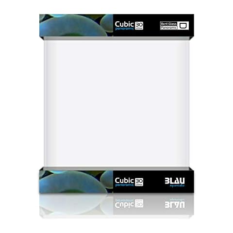 Acuario de cristal Blau Aquaristic Cubic Panoramic 32 l Cover