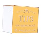 Operitacx Vorschlag Box Aus Acryl Für Geldabheben Sammlung Behälter Für Veranstaltungen Hochzeiten Geburtstage Jubiläen Abstimmungen Mit Schlitz Und Schutzfolie