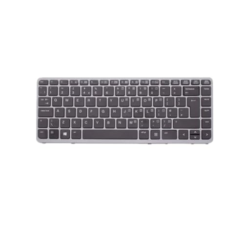 Clavier HP EliteBook 840 G1 noir AZERTY pour remplacement de portable