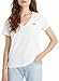 Levi's Vneck Camiseta, Blanco (White + 0002), Small para Mujer